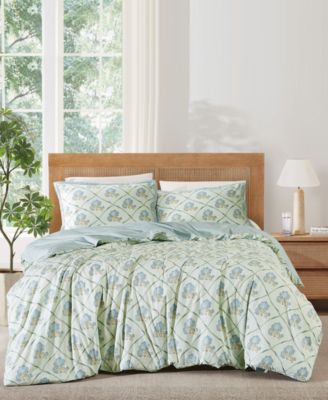 Brooklyn Loom Olivia Floral 3-Piece Duvet Cover Set, King