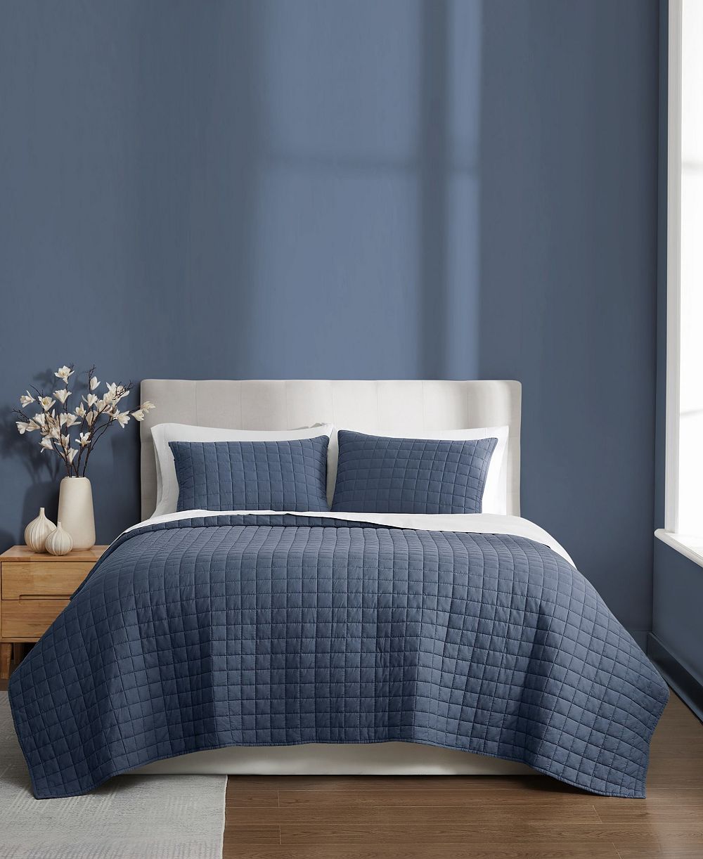 Комплект стеганых покрывал Brooklyn Loom Essential Cotton, 3-Piece Quilt Set, Full/Queen
