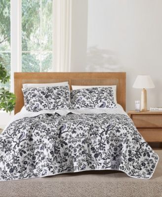 Комплект из 2-х стеганых покрывал Brooklyn Loom Ava Floral, Twin/Twin XL