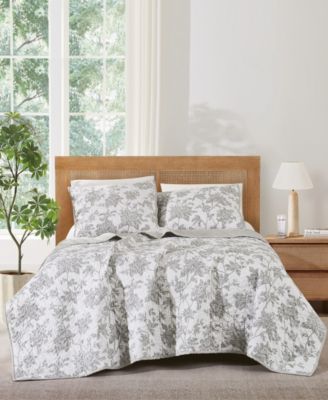Brooklyn Loom комплект из 2 предметов, стеганое покрывало Mila Floral, Twin/Twin XL