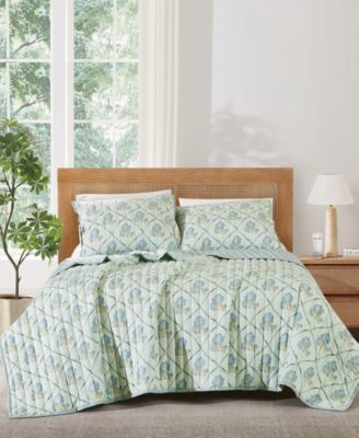 Brooklyn Loom Комплект из 3 предметов для застила кровати Olivia Floral, Full/Queen