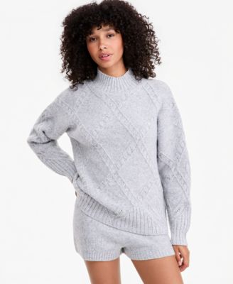 And Now This женский свитер с высоким воротником-стойкой и косичками, эксклюзив Macy's