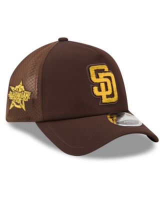 Мужская кепка New Era Brown San Diego Padres 2026 MLB All-Star Game Workout 9FORTY Apex Adjustable