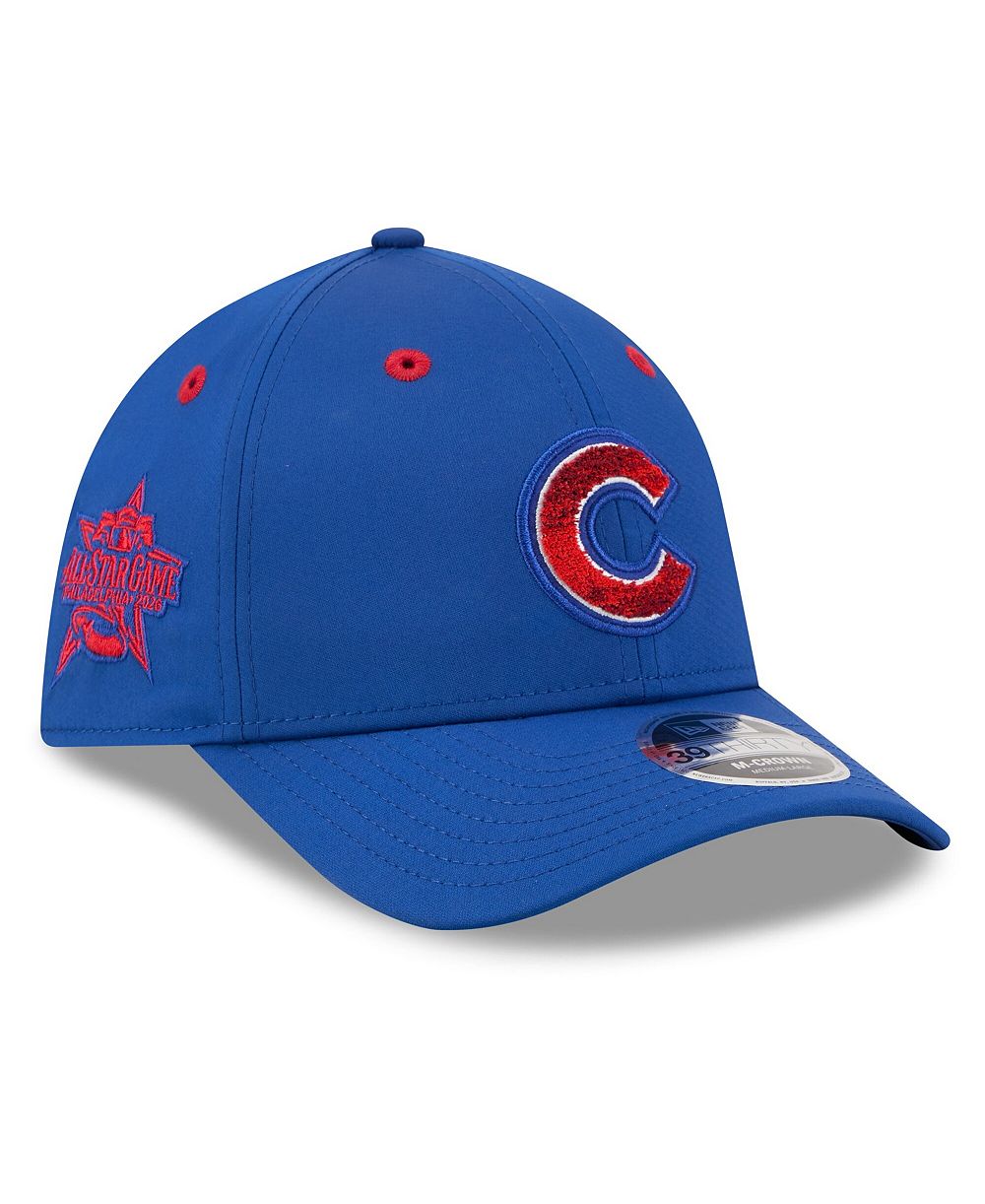 Мужская регулируемая кепка New Era Royal Chicago Cubs 2026 MLB All-Star Game Workout 39THIRTY M-Crown Flex