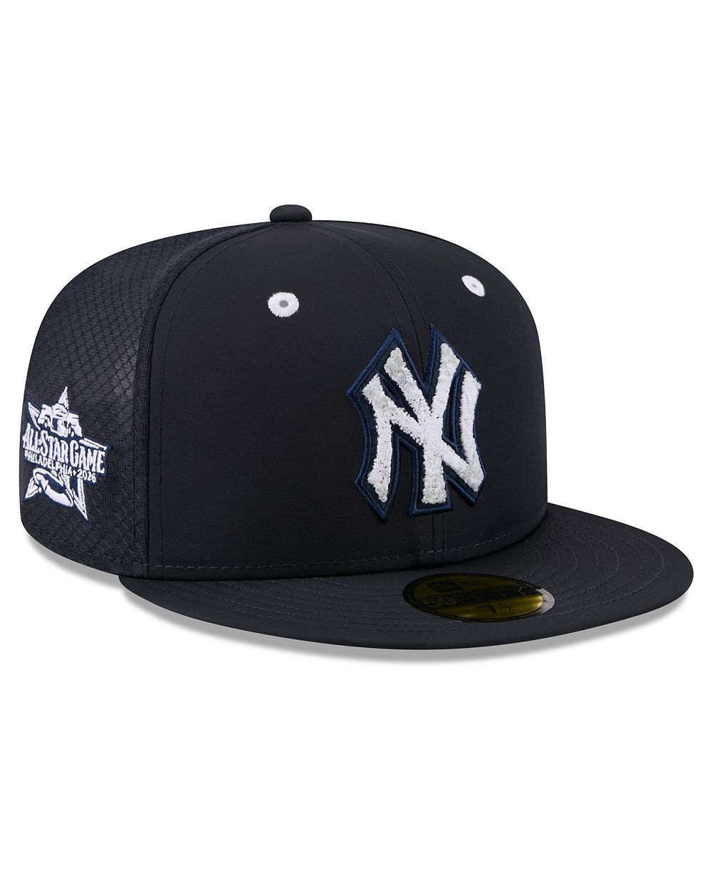 Мужская бейсболка New Era Navy New York Yankees 2026 MLB All-Star Game Workout 59FIFTY
