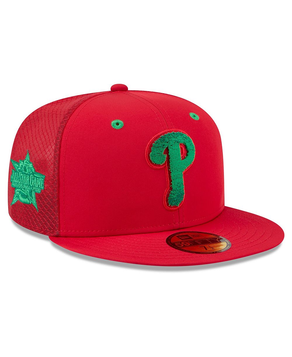 Мужская кепка New Era Red Philadelphia Phillies 2026 MLB All-Star Game Workout 59FIFTY