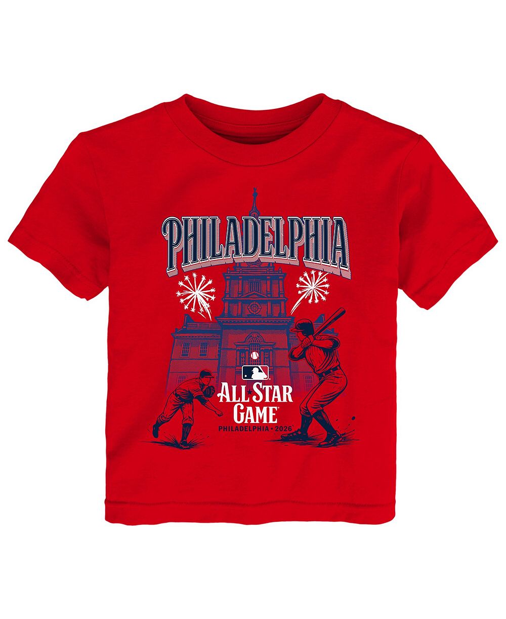 Детская футболка Outerstuff Red 2026 MLB All-Star Game Independence Hall