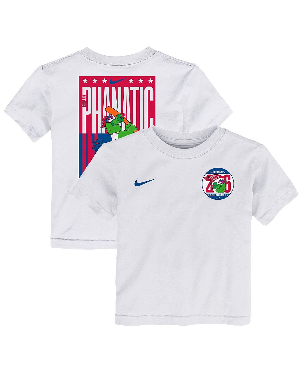 Детская футболка Nike White 2026 MLB All-Star Game Phillie Phanatic