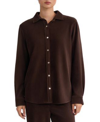 Jones New York Women's Long-Sleeve Corduroy Shirt