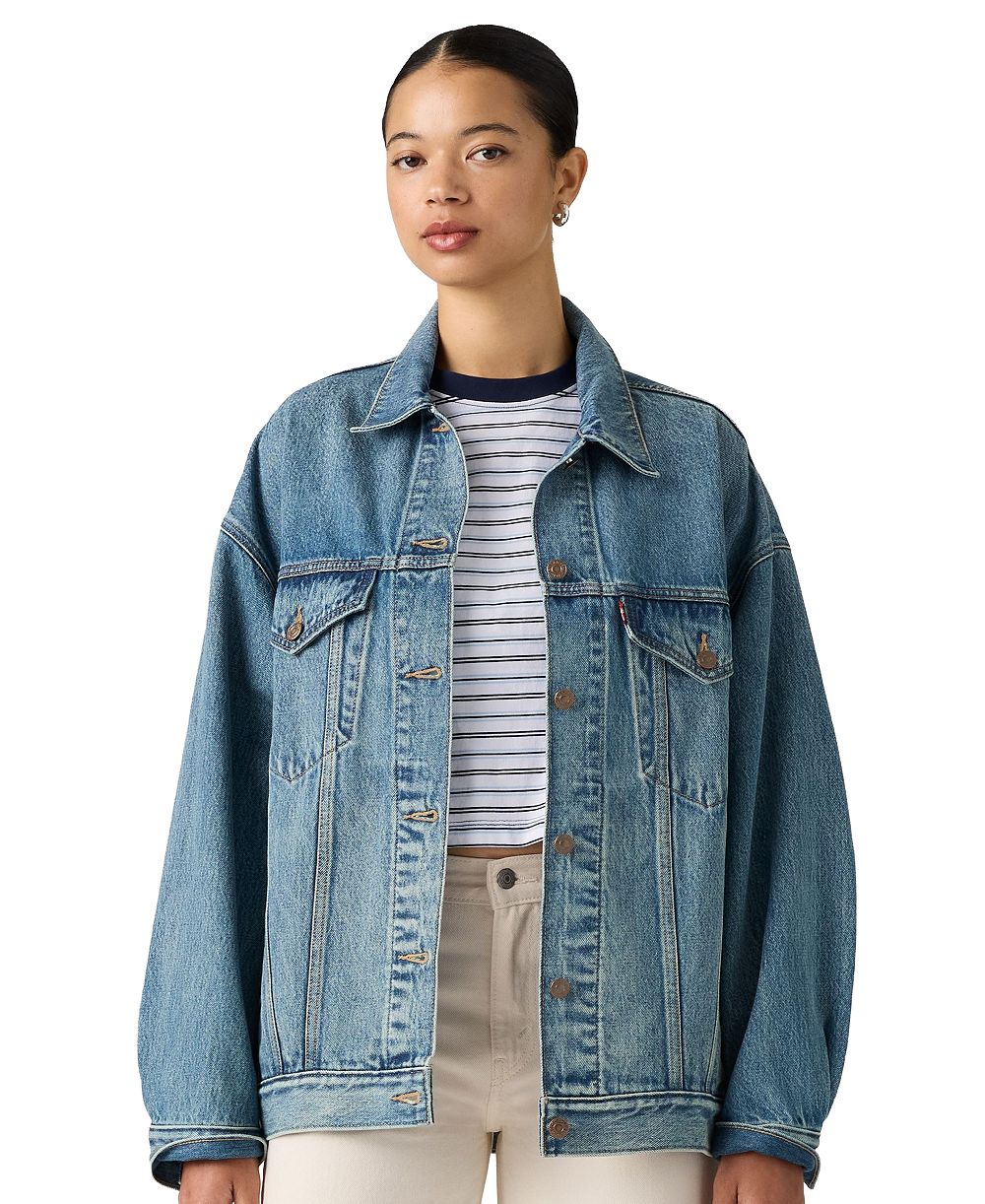 Levi's® женская джинсовая куртка свободного кроя Trucker