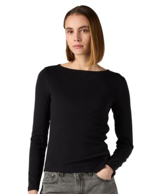 Женская футболка Levi's® Allie с асимметричным подолом и длинным рукавом