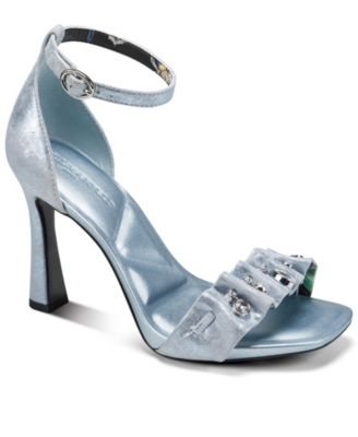 KARL LAGERFELD PARIS Women's Delyla Ankle Strap Dress Sandals