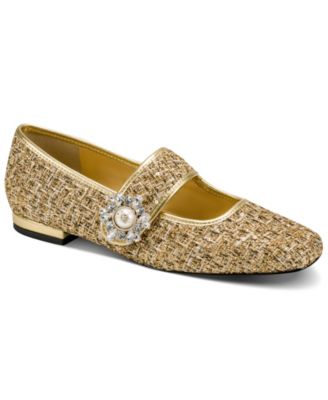 KARL LAGERFELD PARIS Women's Sabelle Mary Jane Flats