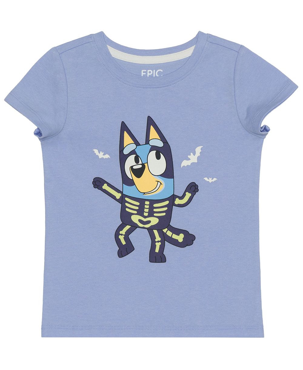 Epic Threads Girls' 12M-5T Bluey Skeleton Graphic T-Shirt