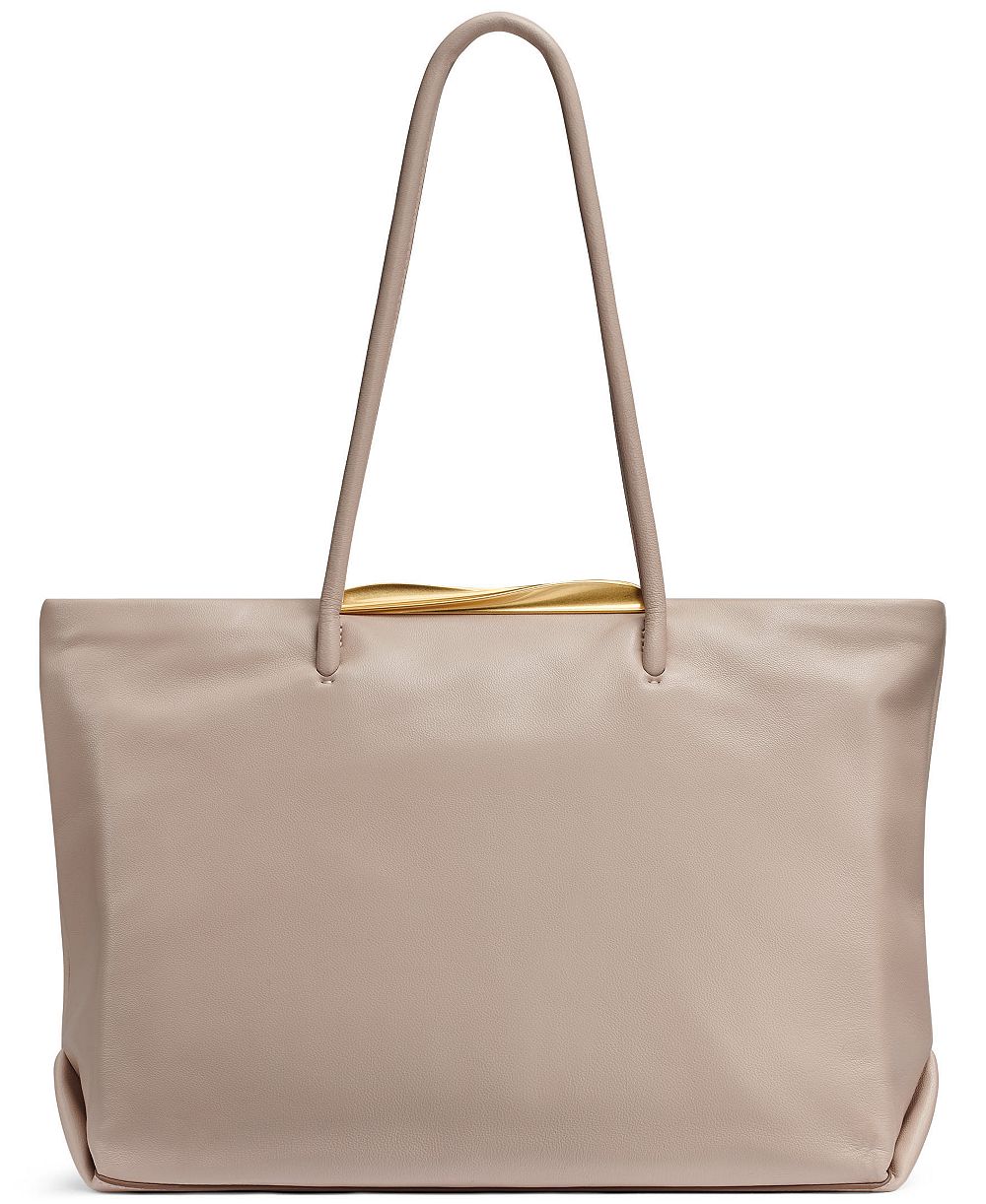 Donna Karan New York Poplin Tote Handbag