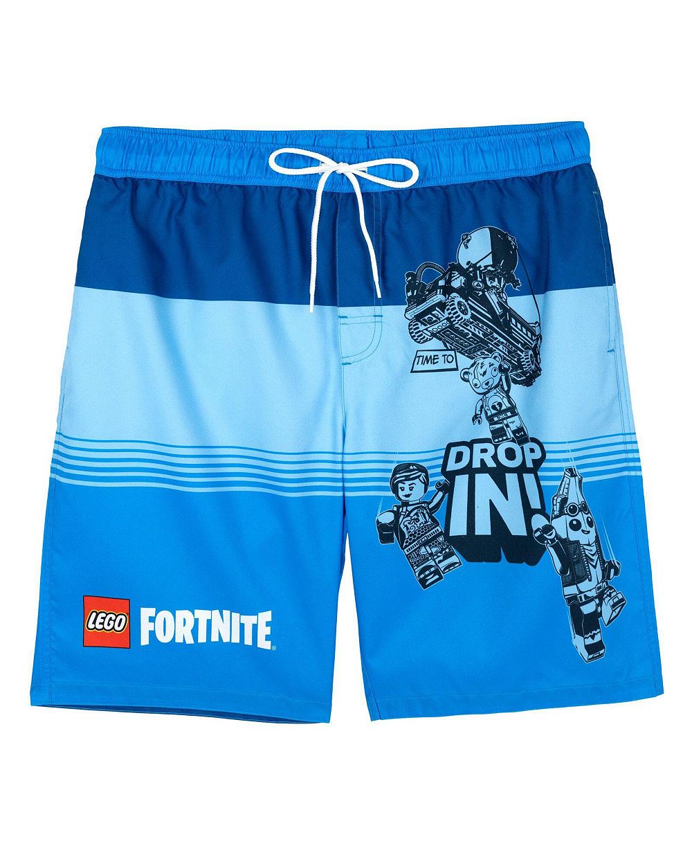 Lego Fortnite Men's UPF 50+ Swim Trunks