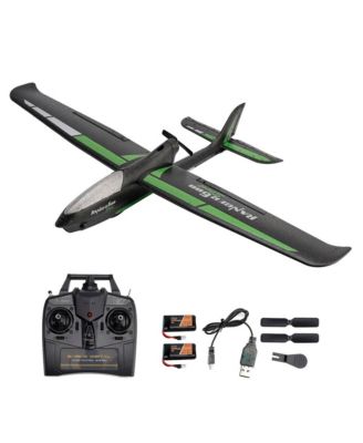 Bruce & Shark 4CH 2.4GHz RC Glider Plane with Gyro & 3 Flight Modes, RTF for Beginners & Pros