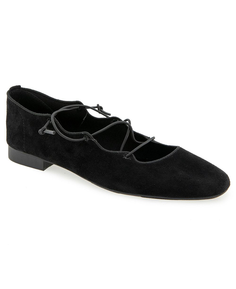 Kensie Women's Eglantine Elastic Strap Ballet Flat
