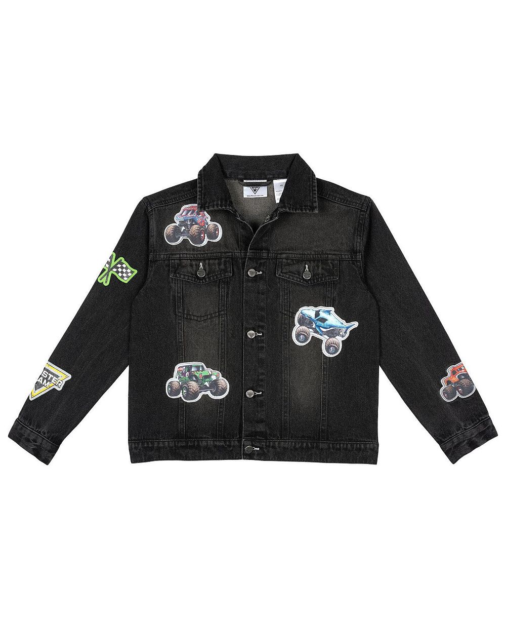 Monster Jam Toddler Boys' 3T- 4T Denim Jacket