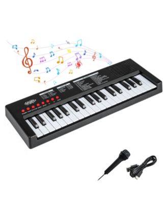 Costway Kids Piano Keyboard with 8 Rhythms 8 Tones 22 Demos for 3+ Years Old Boys and Girls
