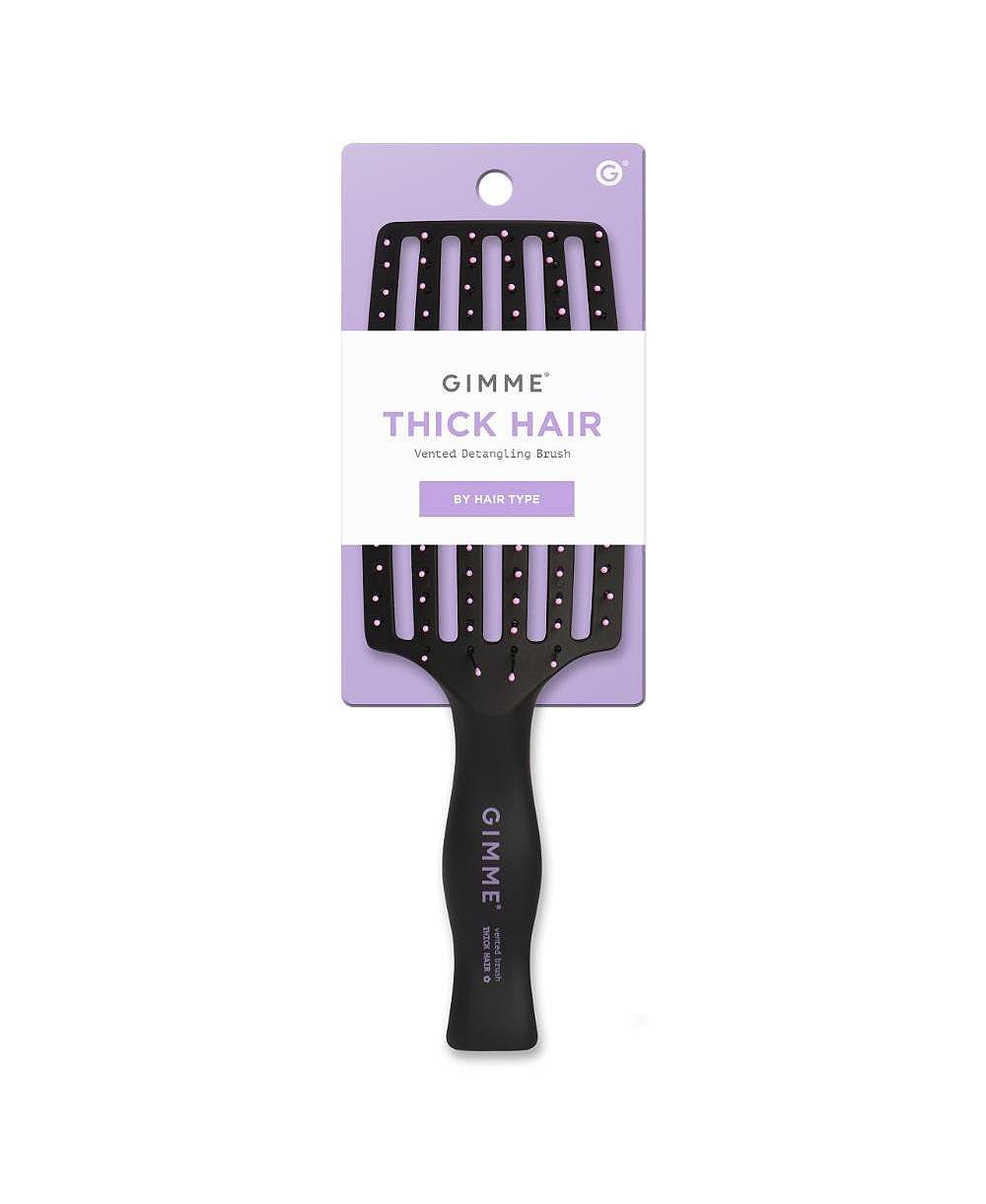 Gimme Beauty Vented Detangling Brush Quick Dry, Heat Resistant Wet Brush for Thick or Thin Locks Supports Healthy Hair Thick Hair