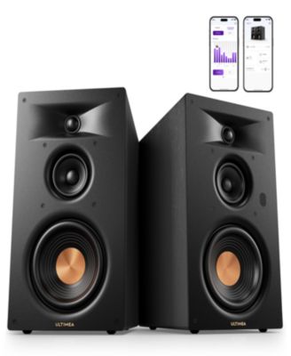 Акустические системы Ultimea BS-3 с тремя динамиками, 70 Вт RMS, 5,25" сабвуфер, HDMI ARC, Bluetooth 6.0, Auracast, управление через приложение, BassMX, технология Edge Horn
