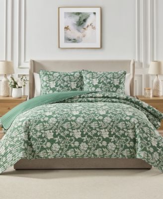 Seventh Studio Vien Floral 3-Piece Quilt Set, King