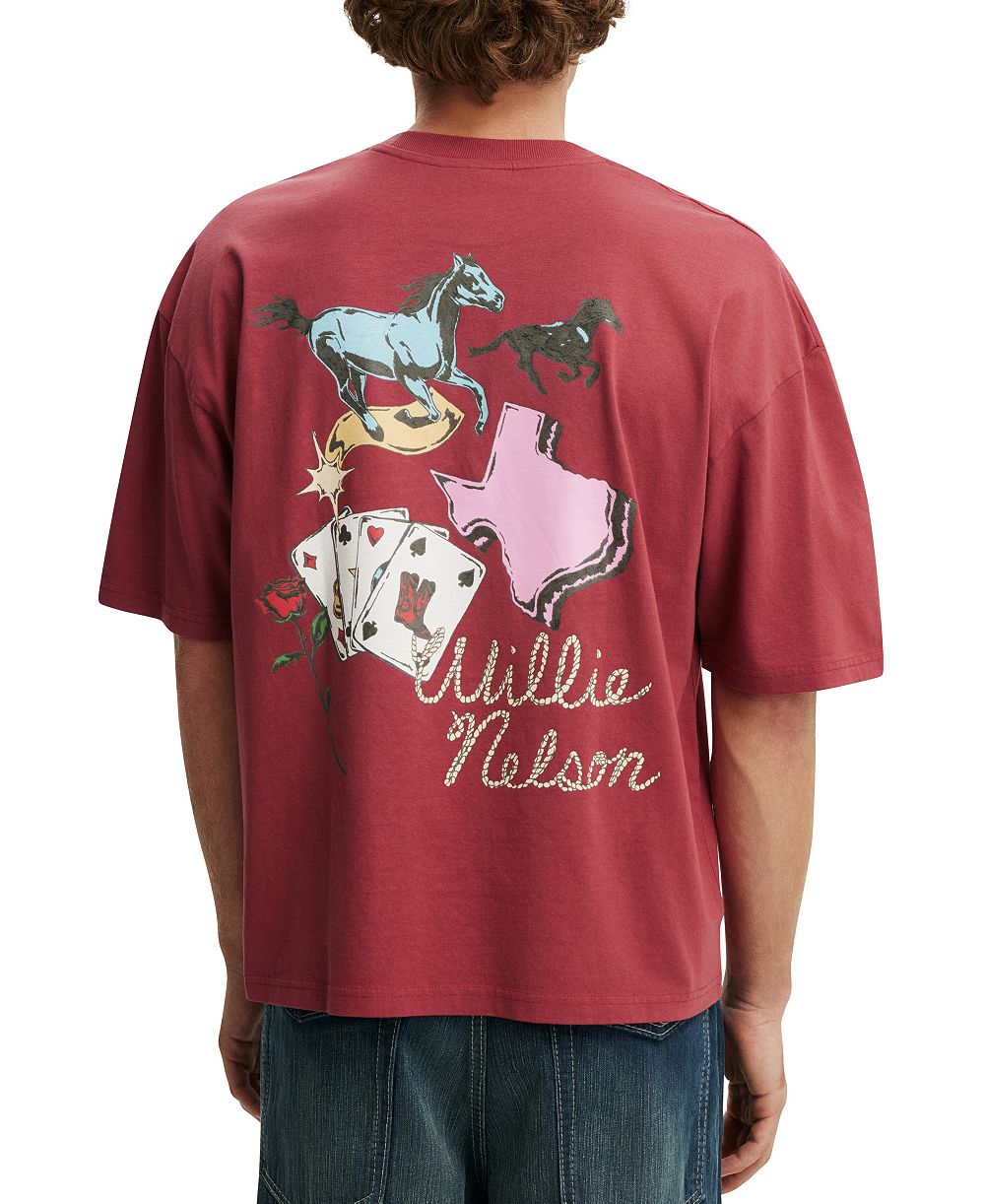 COTTON ON Мужской Timeless Music Cropped Regular-Fit T-Shirt