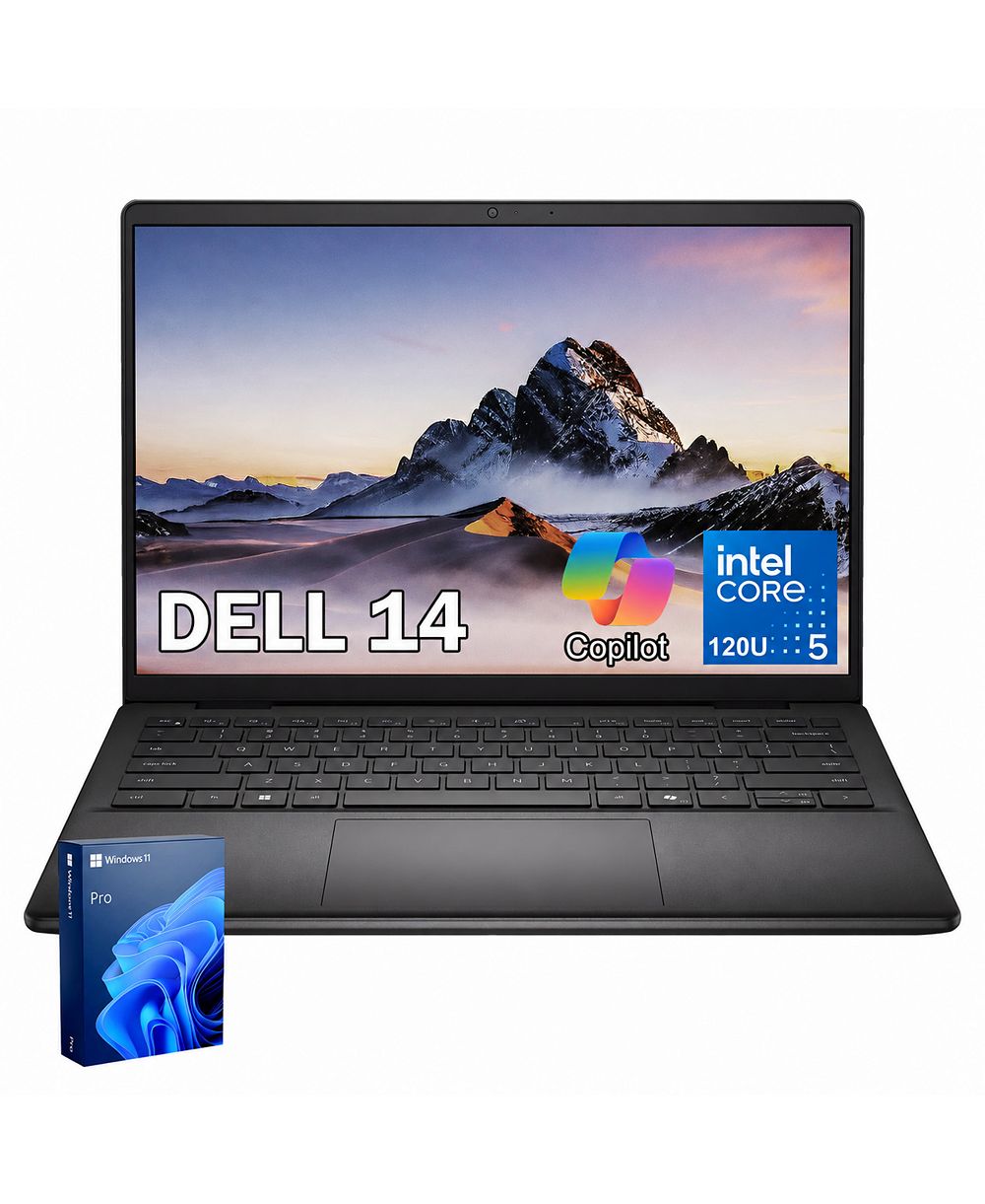 Dell 14 ноутбук Intel Core 5 8GB RAM 512GB SSD Windows 11 Pro 60Hz