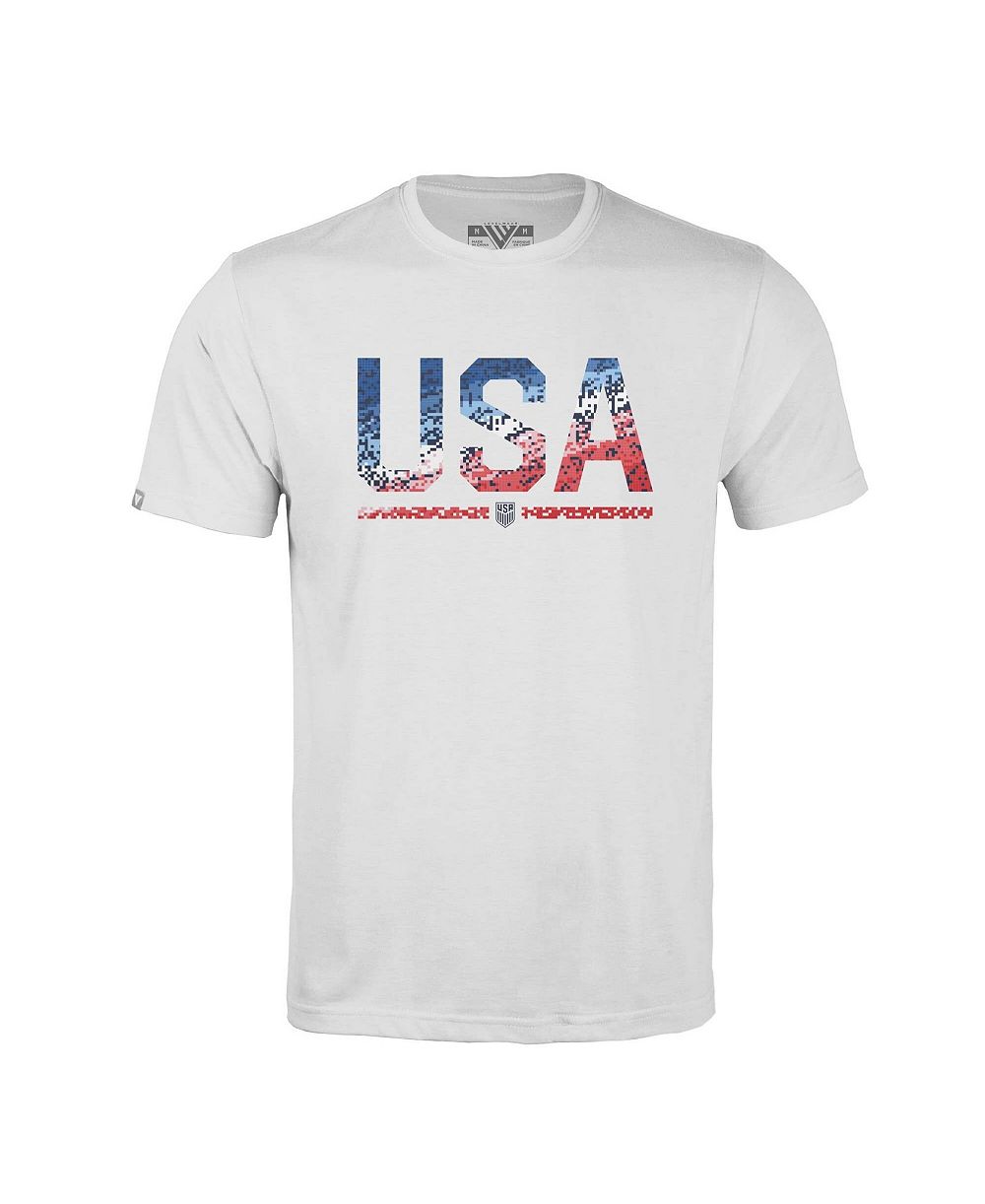LevelWear Men's White USMNT Richmond T-Shirt