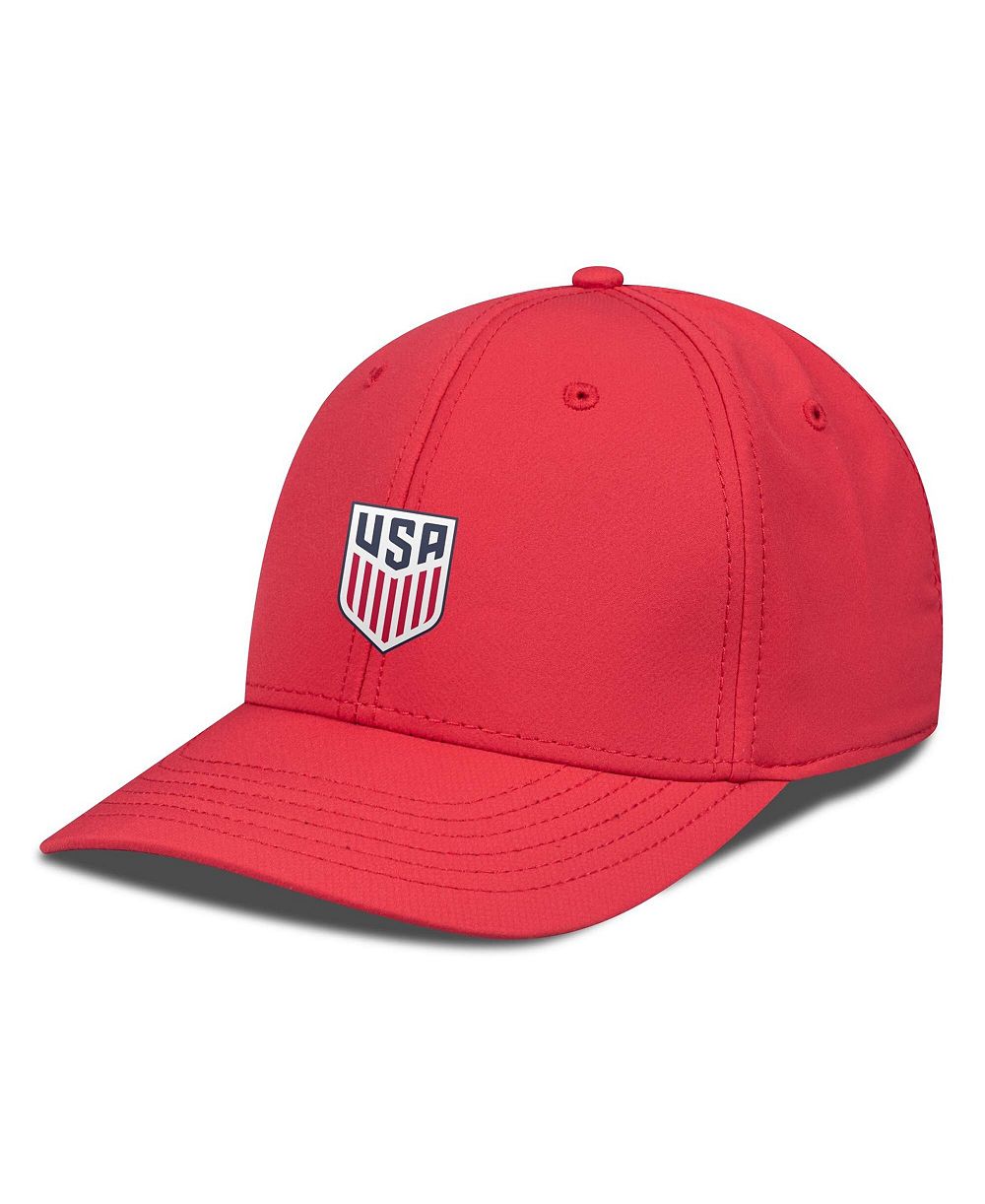 LevelWear Men's Red USMNT Rise Patch Flex Hat