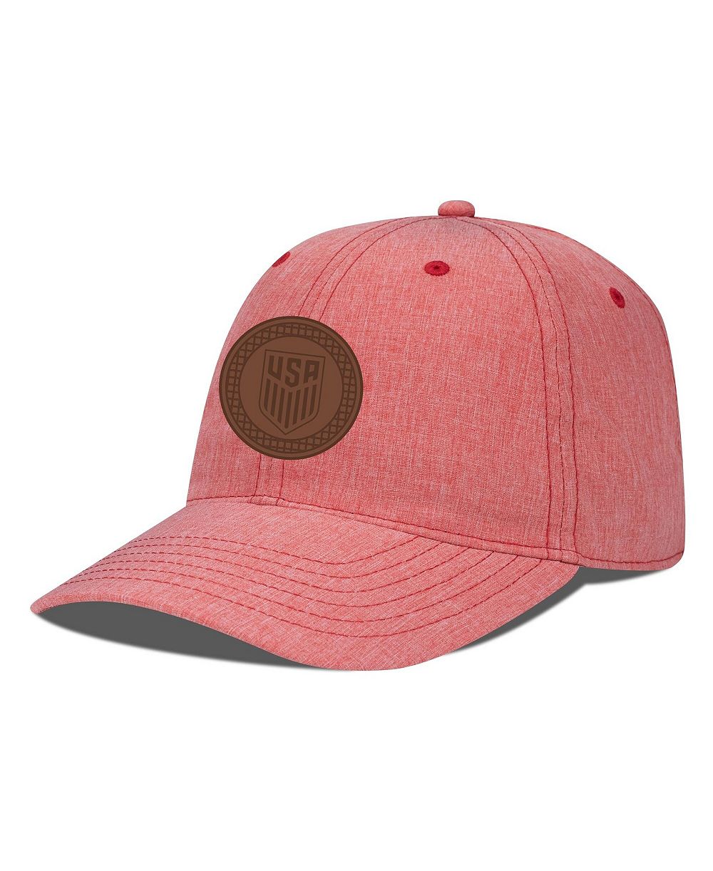 LevelWear Men's Heather Red USMNT Idol Periscope Adjustable Hat