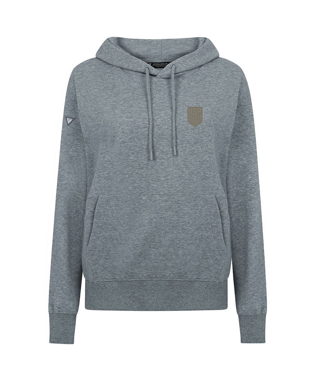 LevelWear Women's Gray USMNT Adorn Copper Hoodie