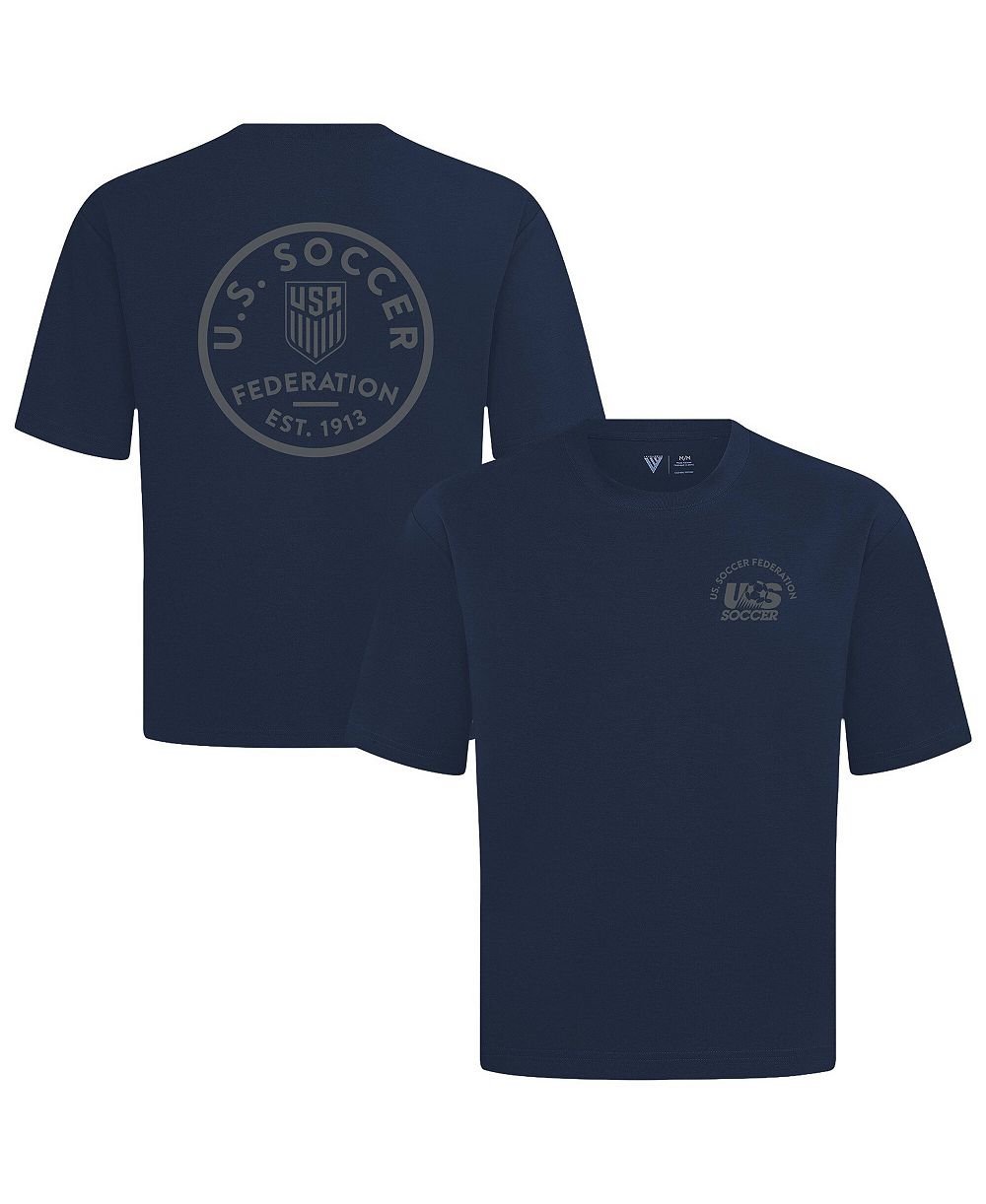 LevelWear Men's Navy USMNT Luxe Signature Knit Transit T-Shirt