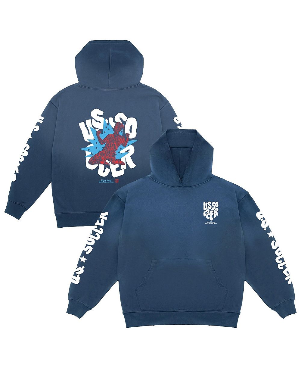 Uscape Apparel Men's and Women's Navy USMNT Oversized Celebrate Hoodie