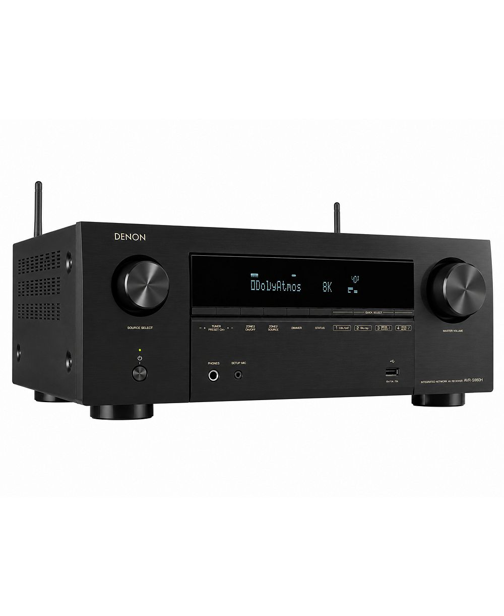 AV-ресивер Denon AVR-S980H, 7.2 канала, 90 Вт, Dolby Atmos