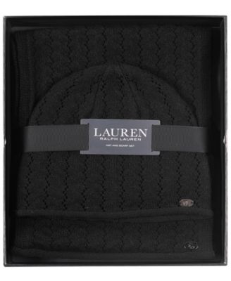 Lauren Ralph Lauren Knit Beanie and Scarf Set
