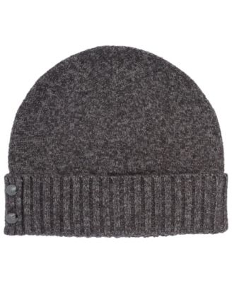 Lauren Ralph Lauren Metallic Two Button Knit Beanie