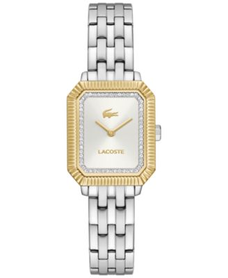 Lacoste женские кварцевые часы Parisienne, серебристая нержавеющая сталь, 22.8mm