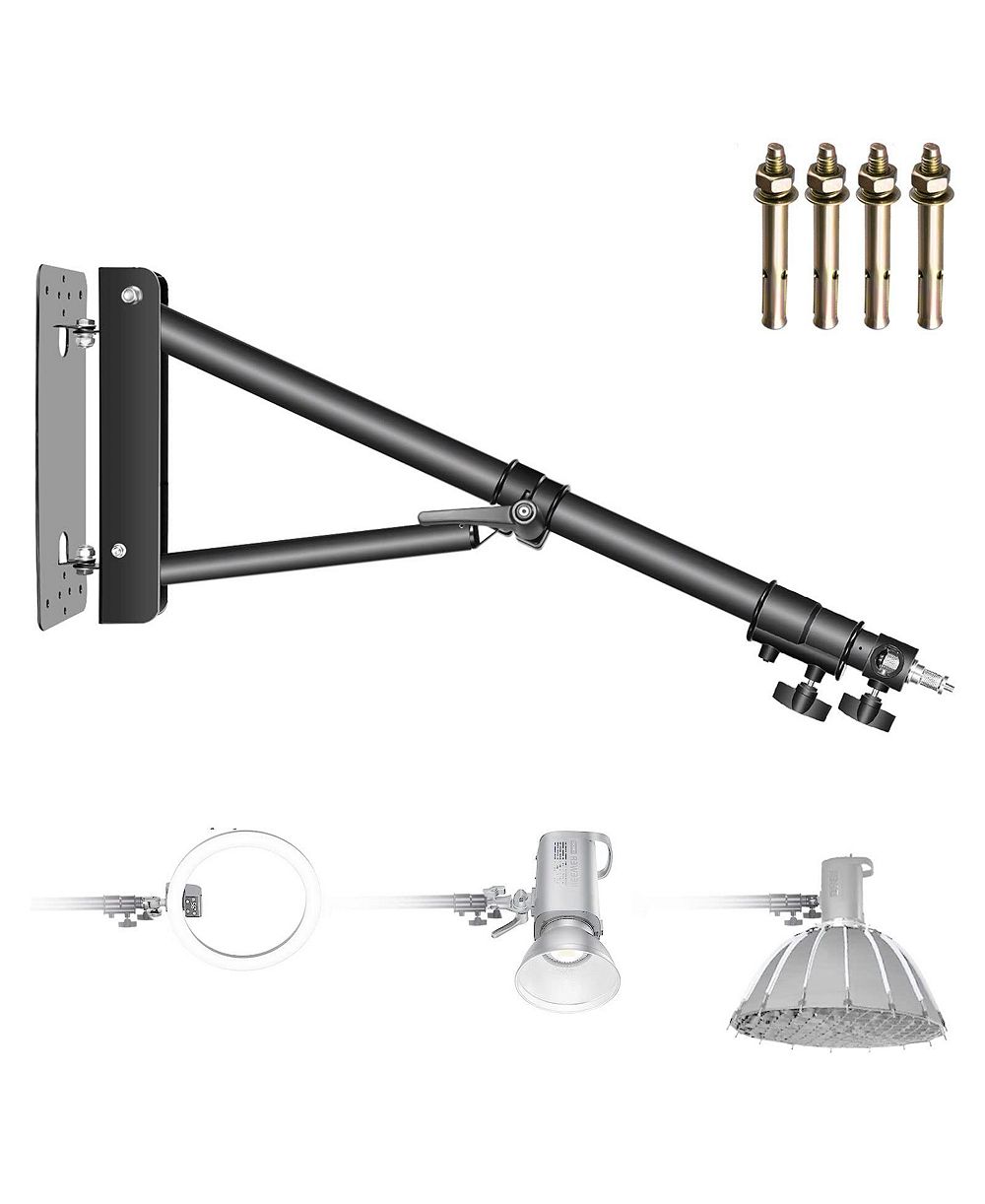 Neewer Wall Mounting Triangle Boom Arm for Ring Light and Photography Gear