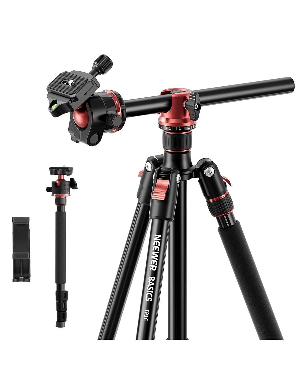 Neewer Basics 70.9" Camera Tripod Monopod w Center Column/Ball Head, TP16