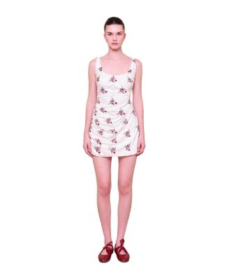 Женское мини-платье PCFG The Broderie Anglaise Edit Asymmetric Embroidered