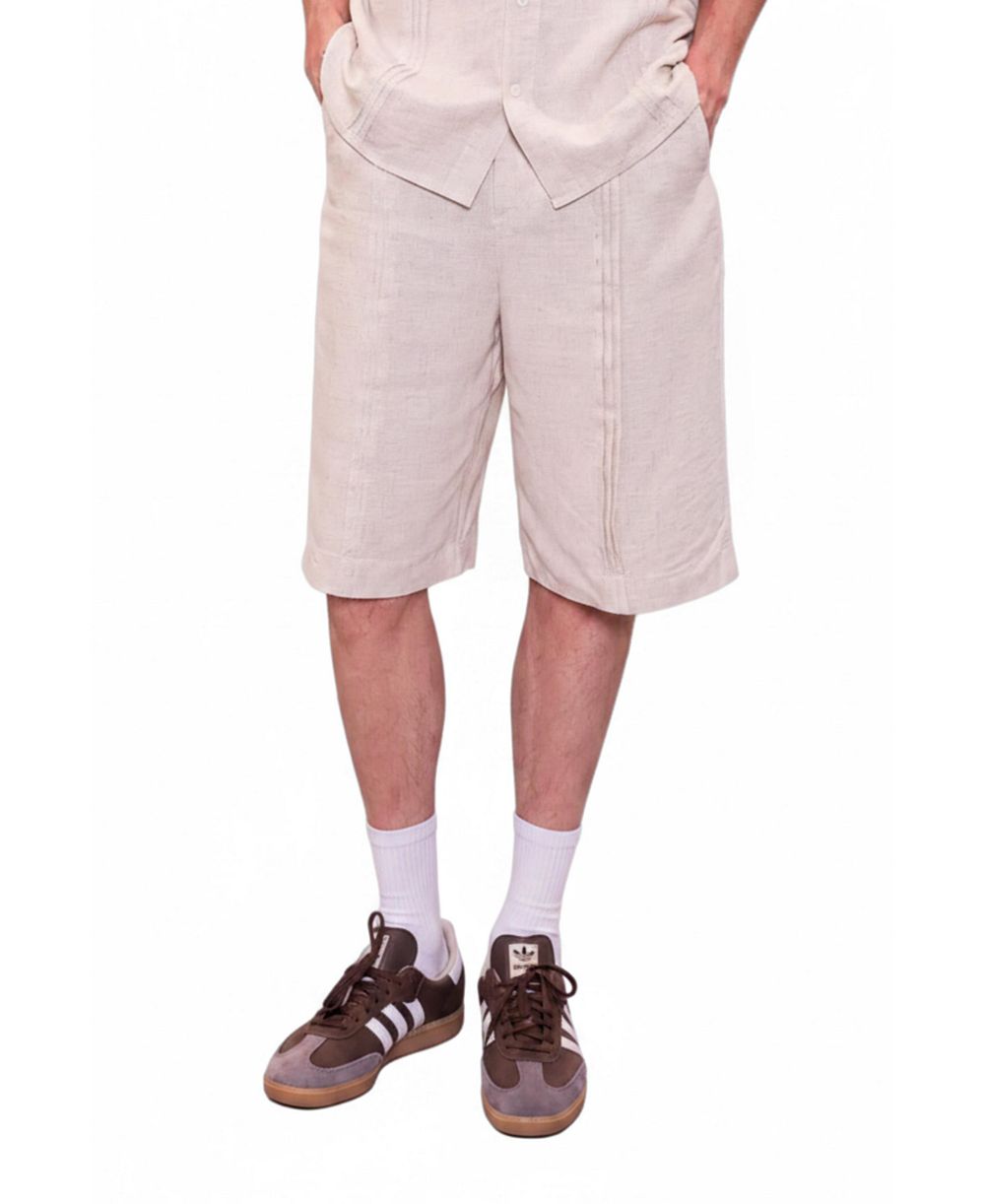 Мужские шорты PCFG Daydreamers Linen Look Stitch Detail