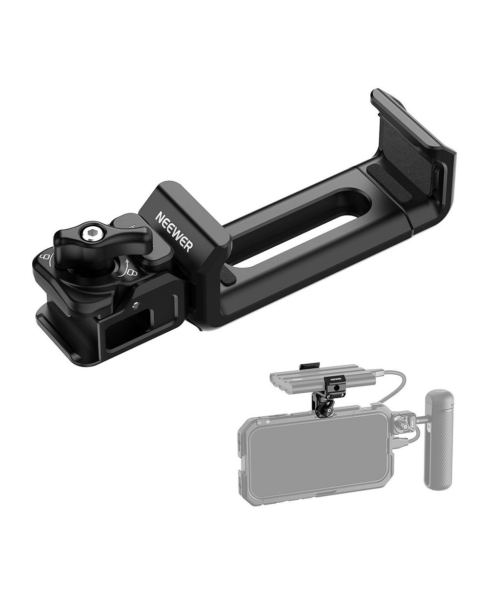 Neewer PA129 Cold Shoe Mount Camera Mounting Adapter for select iPhone and Android mobile devices
