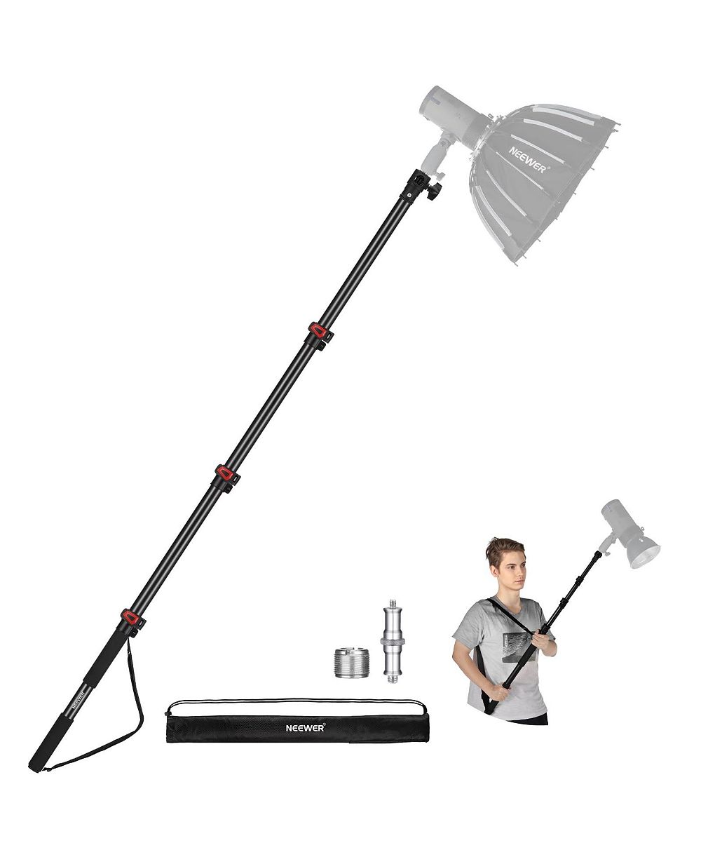 Neewer MS-230C Adjustable Aluminum Microphone Boom Pole for Standard Mounts
