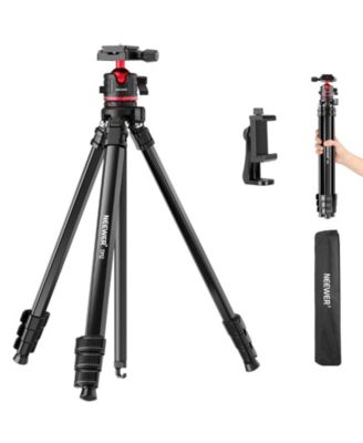 Neewer TP73 Fluid-Head Collapsible Camera Tripod for DJI Gimbals Manfrotto QR Plates