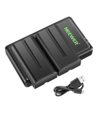Neewer NP-F550 USB Dual Battery Charger for Sony NP-F-Series Devices