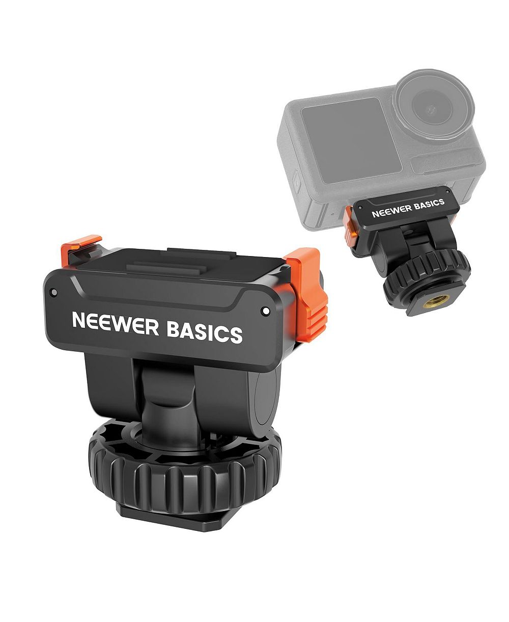 Neewer Basics Magnetic Cold Shoe Mount Adapter Compatible with DJI OSMO Action 3 4 5 Pro Nano 360 Action Cams, AC037