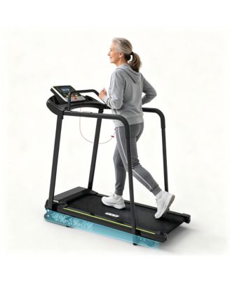 Rellysport беговая дорожка для пожилых с боковыми поручнями для малых пространств