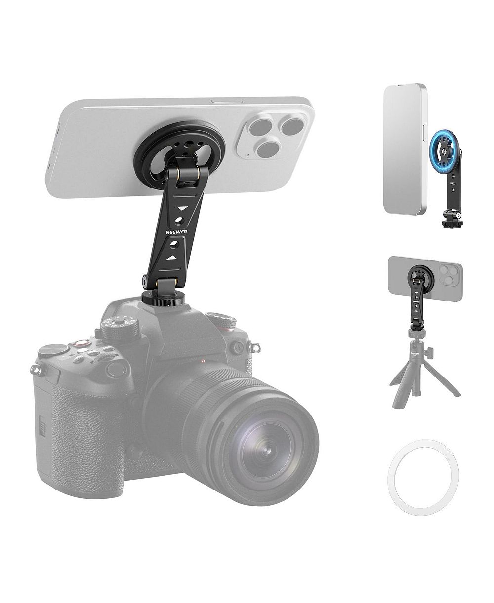 Neewer DS031 Magnetic Phone Tripod/Camera Mount with Cold Shoe